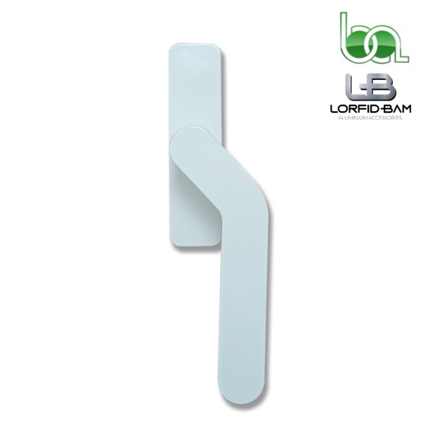 MANILLA DESPLAZADA ACODADA REFORZADA PARA VENTANA Y PUERTA DE ALUMINIO Y PVC MULTIPUNTO F216 LORFID