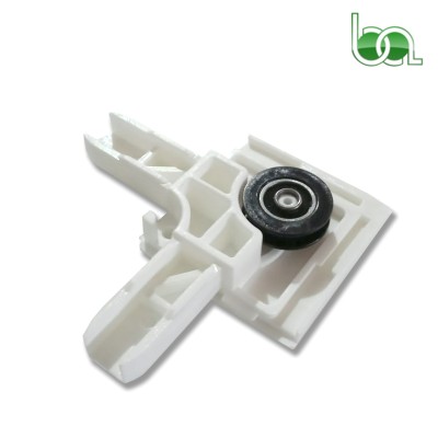 JUEGO ESCUADRAS CON RODAMIENTO Ø 24 MM PARA MOSQUITERA DESLIZANTE O CORREDERA ANCHA PERFIL DE 50MM