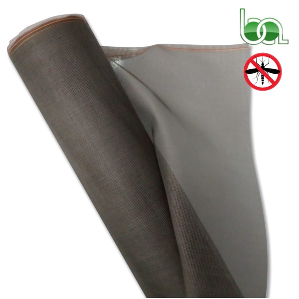 ROLLO 30 METROS TELA MALLA MOSQUITERA DE FIBRA DE VIDRIO GRIS PARA MOSQUITERAS CORREDERAS Y FIJAS