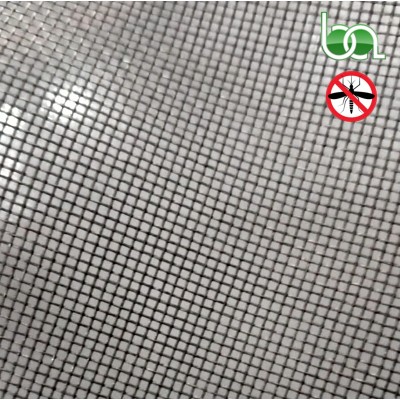 ROLLO TELA MALLA MOSQUITERA PARA MOSQUITERAS CORREDERAS Y FIJAS DE FIBRA DE VIDRIO GRIS 30 METROS