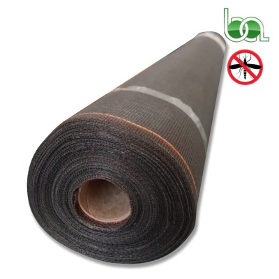 ROLLO TELA MALLA MOSQUITERA PARA MOSQUITERAS CORREDERAS Y FIJAS DE FIBRA DE VIDRIO GRIS 30 METROS