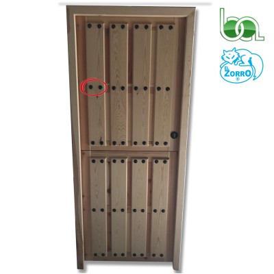 TACHUELA CLAVO REDONDO LISO PARA PUERTA EN HIERRO FORJADO NEGRO IMEX EL ZORRO