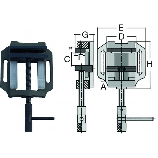 MORDAZA PRISMATICA FTX-125N-MT 125X115MM