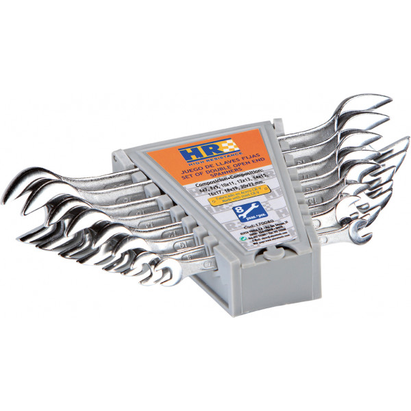 JGO LLAVE FIJA PLANA 170080 HR 8 PZ