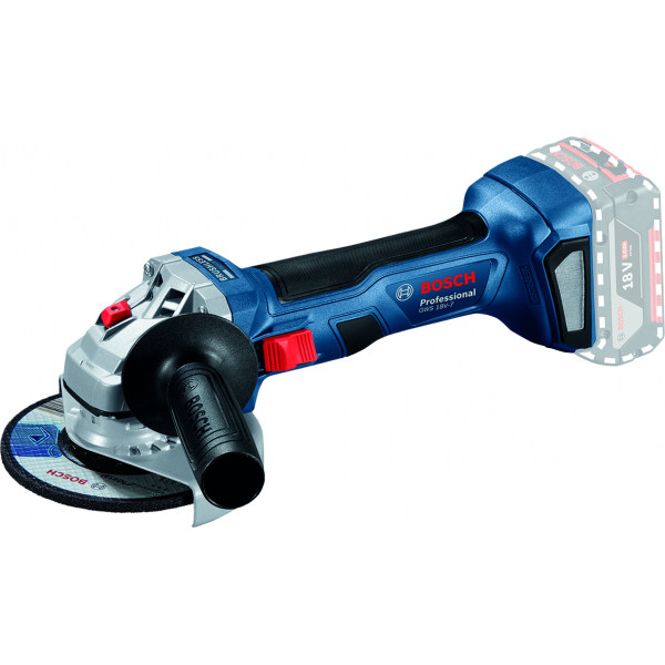 AMOLADORA GWS 18V-7 115MM C/CART S/C S/B