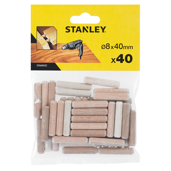 ACC.STA66432QZ 40 ESPIGAS MADERA Ø08X040