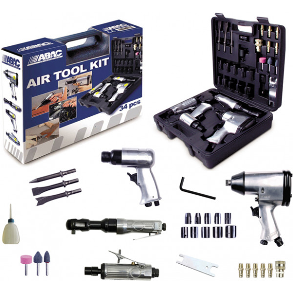 KIT HERR.NEUMATICAS AIR TOOL 34 PIEZAS