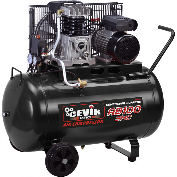 COMPRESOR CORREAS AB100-3MC 3HP 100L.