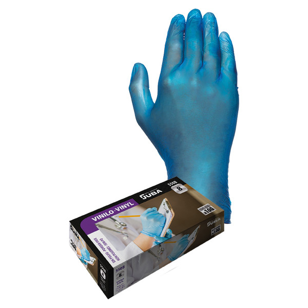 GUANTE DES.VINILO 550B T-L AZUL C100