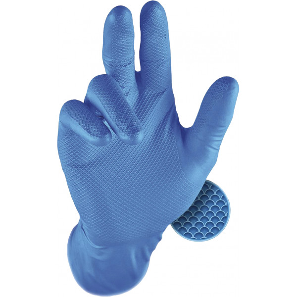 GUANTE GRIPPAZ 306DB T-10XL DES.AZUL C50