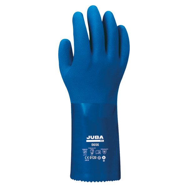 GUANTE PVC H5656 T-08/M AZUL