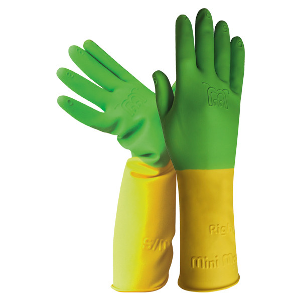 GUANTE LATEX NIÑOS H264 T-4Y AMARI./VDE