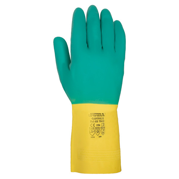 GUANTE LATEX 622 T-07/07,5 BICOLOR