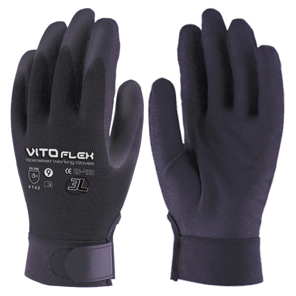 GUANTE NYLON NITRILO VITOFLEX SN450 T08