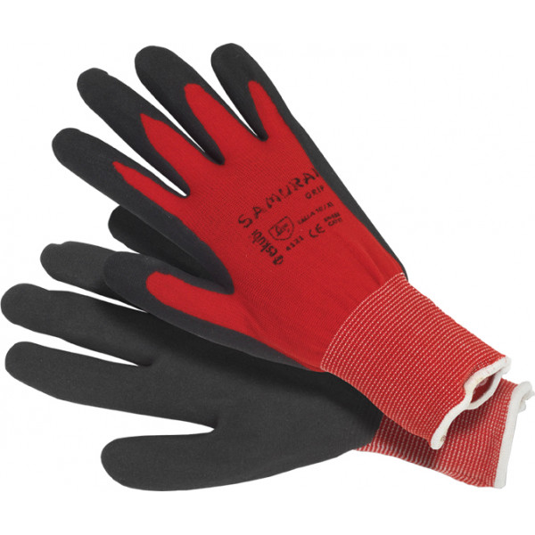 GUANTE NYLON SAMURAI GRIP 803 T-10 R/NGR