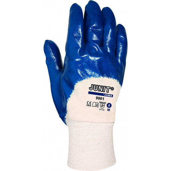 GUANTE NITRILO 9901 T-09/M AZUL
