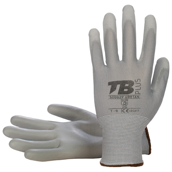 GUANTE NYLON POLIU.500G2P URETAN T-10