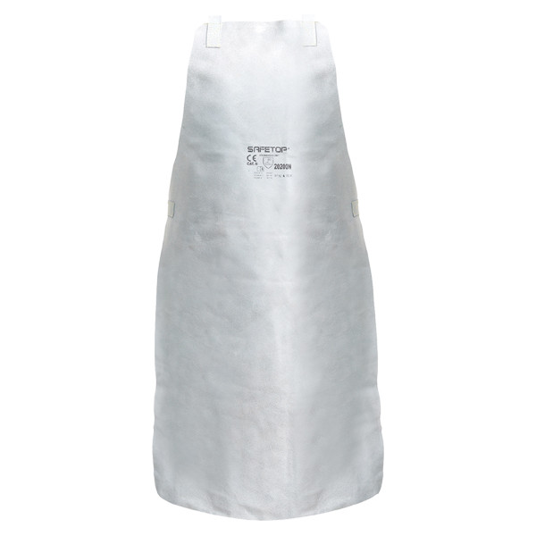 DELANTAL CUERO VACUNO GRIS 20200-90X60