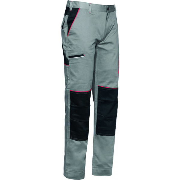 PANTALON STRETCH BOOM GRIS 9030B T-XXL