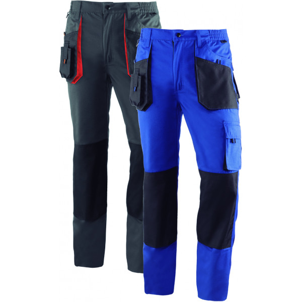 PANTALON TOP RANGE 961 T-XL NEGRO/NARANJ