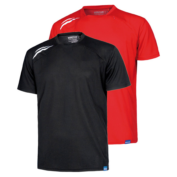 CAMISETA M/CORTA S6611 ROJO T-L