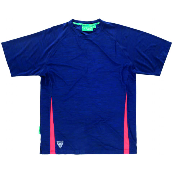 CAMISETA M/CORTA WF2716 MARINO/ROJO XL