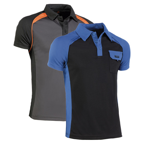 POLO TOP RANGE COOL WAY 994 T-S AZUL/NGR