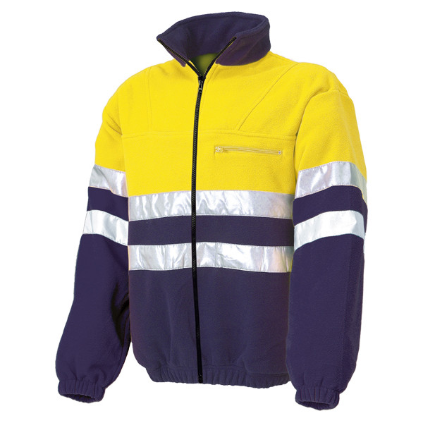 FORRO POLAR 4061 A.V.T-S AZUL/AMARILLO