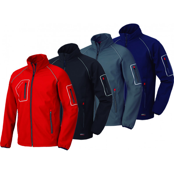 CAZADORA SOFTSHELL JUST NGR 4515NN T-S