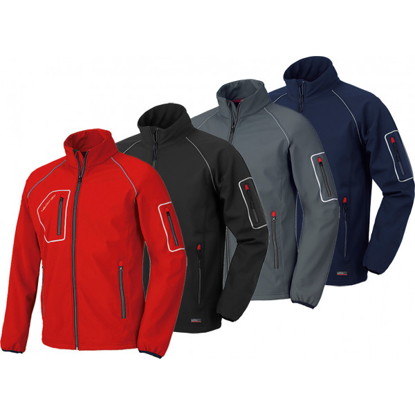 CAZADORA SOFTSHELL JUST NGR 4515NB T-L