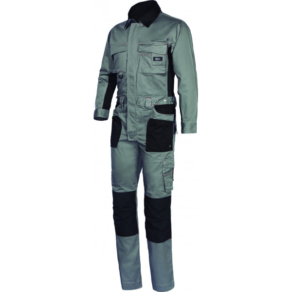 BUZO STRETCH GRIS/NEGRO 8770C T-XXL