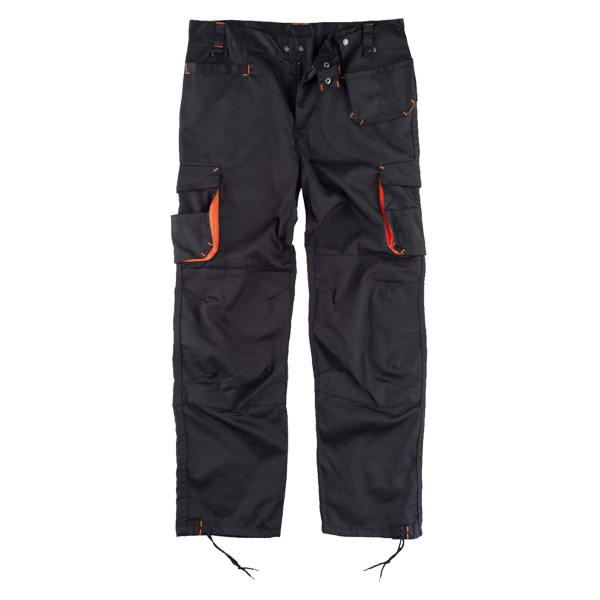 PANTALON MULTIB.WF1619 NGR/NARANJA T-38