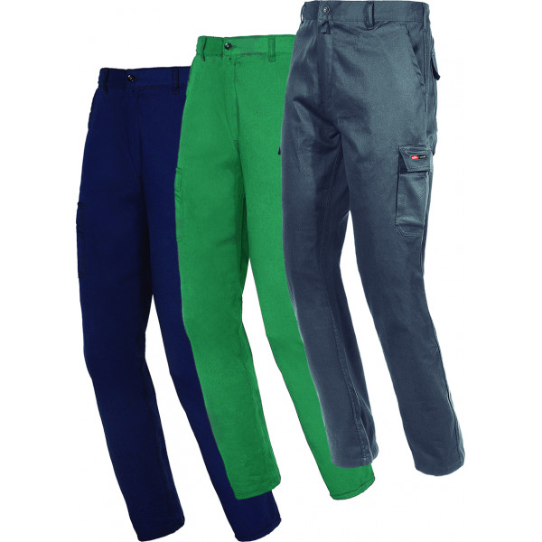 PANTALON EASY STRETCH 8038 VERDE T-XL