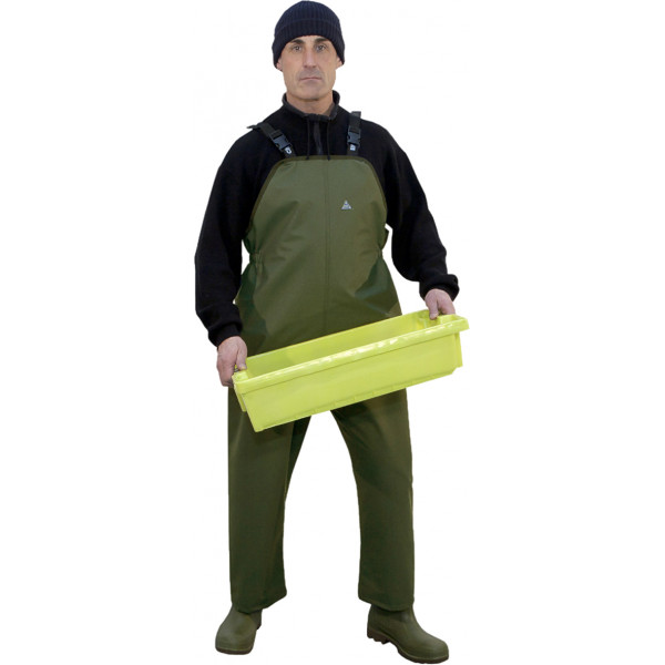 PANTALON TIRANTES PVC EN280 VERDE T-M