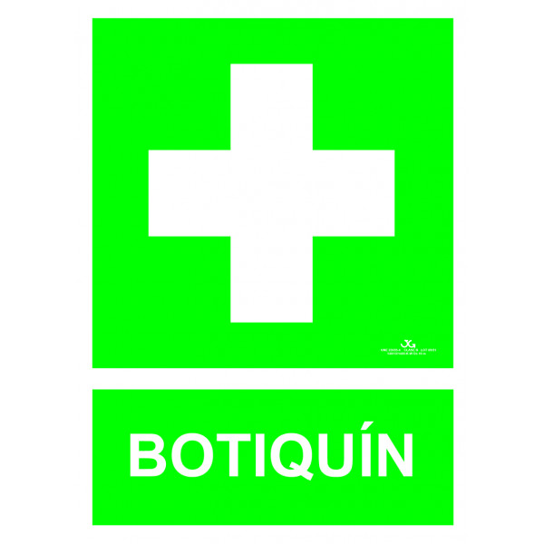 SEÑAL FOTOLUMINES.BOTIQUIN EV029