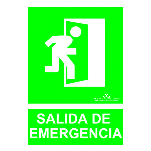 SEÑAL FOTOLUMINES.SALIDA EMERGEN.EV047