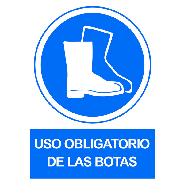SEÑAL OBLIGATORIA USO BOTAS SO801