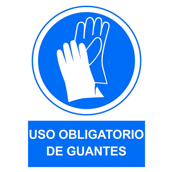 SEÑAL OBLIGATORIA USO GUANTES SO802
