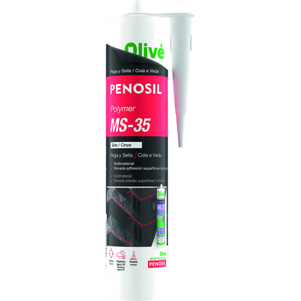 POLIMERO PEGA Y SELLA MS-35 300ML NEGRO
