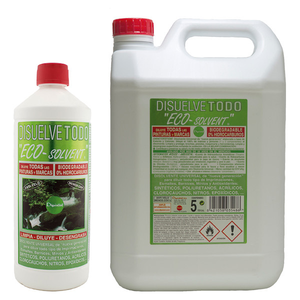 DISOLVENTE ECOLOGICO ECO-SOLVENT 5L.PLAS