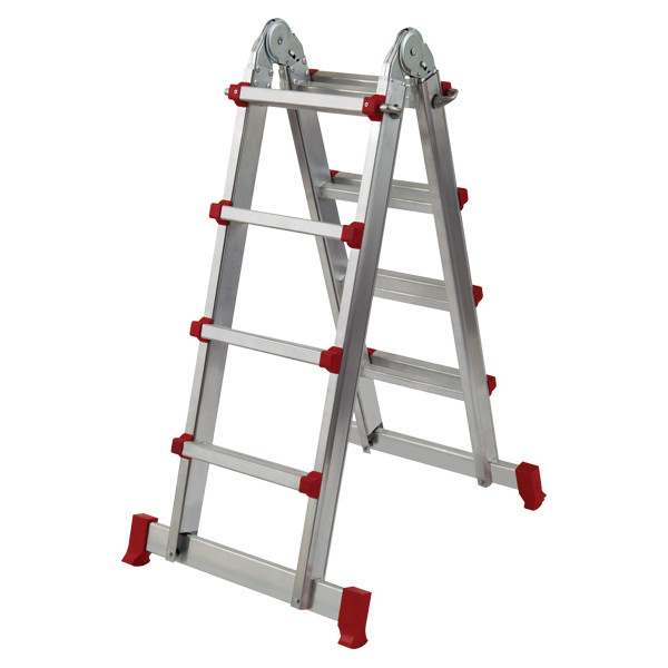 ESCALERA TELESCOP.ALUM.3,83M-4X4P EN-131