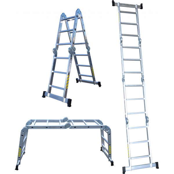 ESCALERA MULTIUSOS ALUM. ARTICULADA 4X3P