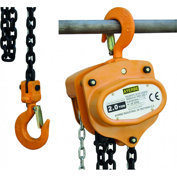 POLIPASTO PROFESIONAL 580390 2000KG-6M