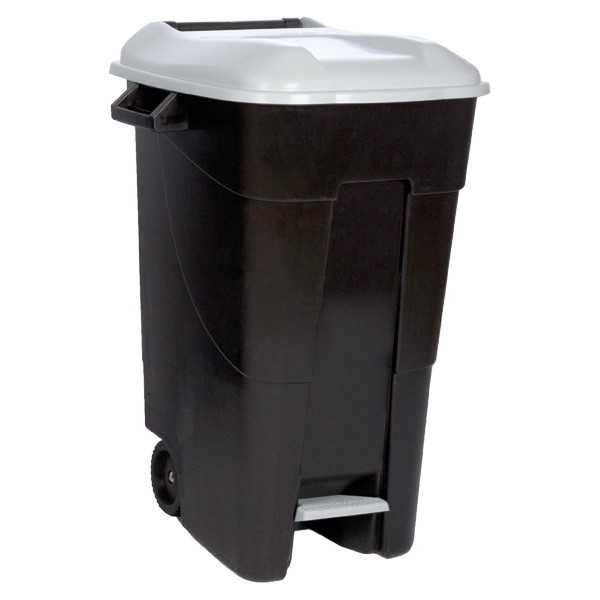 CONTENEDOR NEGRO PEDAL 423000 120L T/GRI