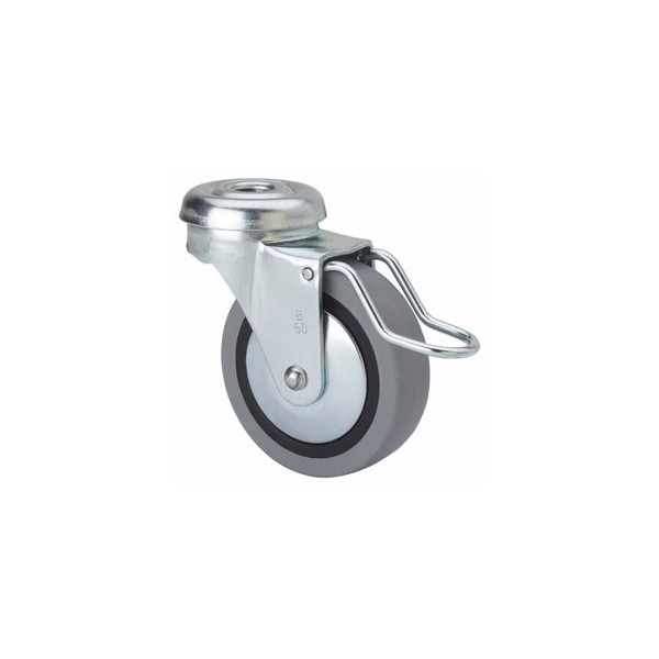 RUEDA 1/0330 S.B ø 60 FRENO GOMA GRIS