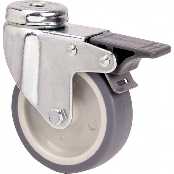 RUEDA TW0247 M10 Ø 80 FREN POL GOMA GRIS