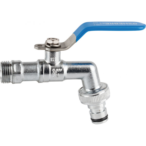 GRIFO CURVO 3060-1/2"X3/4" P.INOX C.RAPI