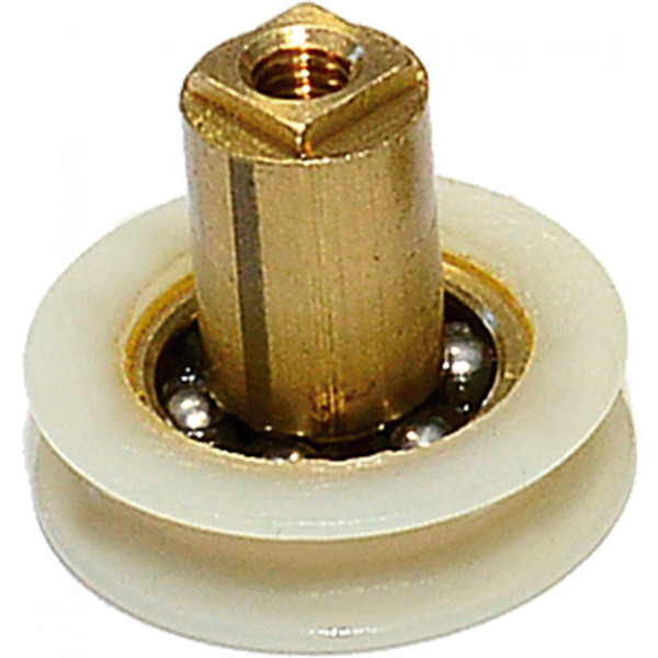 RODAMIENTO MAMPARA TUBO RD02 24MM BLANCO