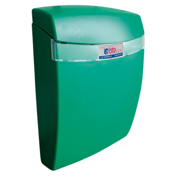 BUZON 12747 CORAL ABS 330X235X90 VERDE