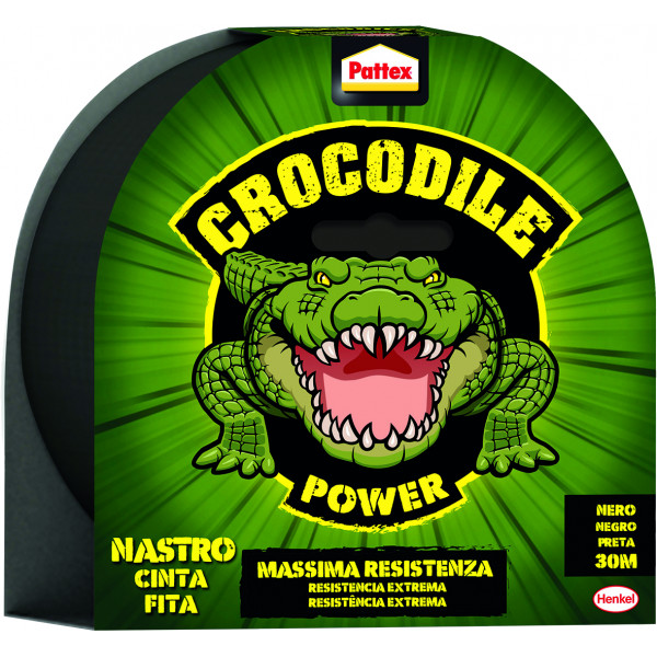 CINTA ADH.CROCODILE 2629549 48MMX20M NGR